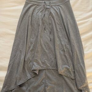 Athleta High Low Gray Skirt